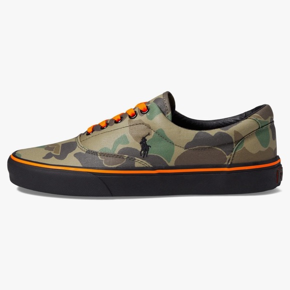 NWT Polo Ralph Lauren Mens Keaton Pony Sneakers Camo  Size US 9, UK 8, EUR 42 - Picture 5 of 14